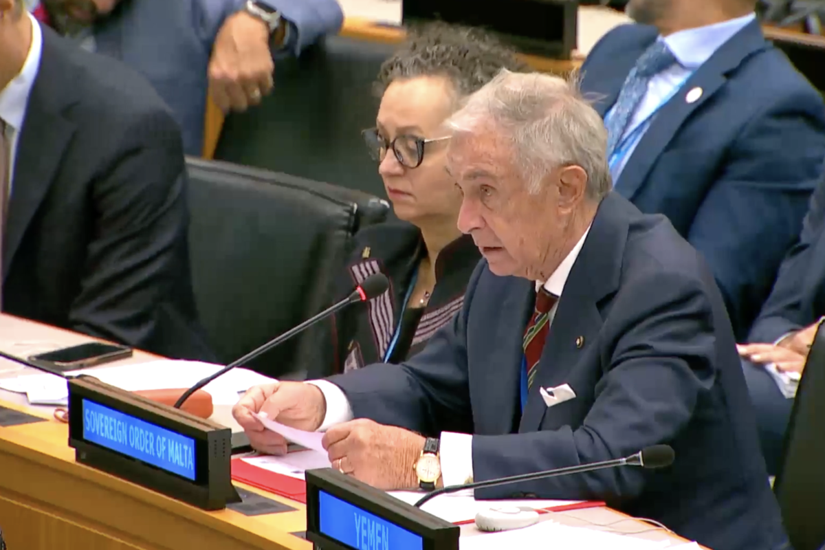 Agenda diplomatique chargé du Grand Chancelier aux Nations Unies